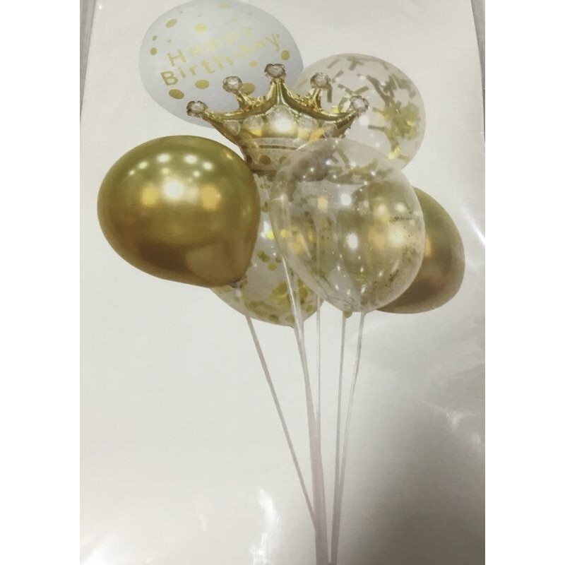 Kit Bouquet de balões Dourado