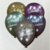 Baloes decorativos Feliz aniversario  5pcs