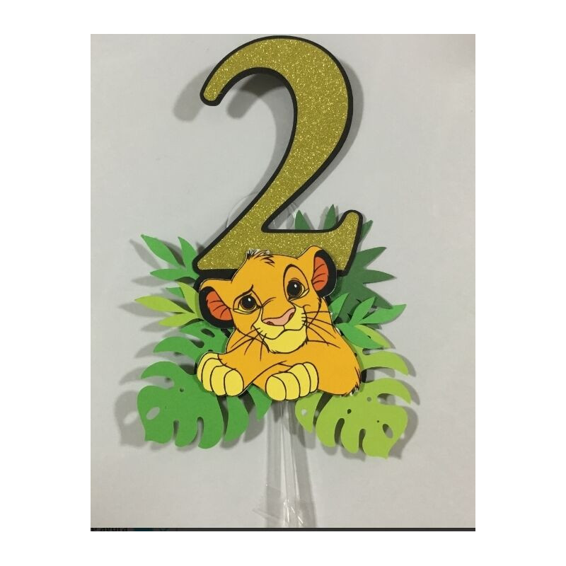 Cake topper - rei leao 2
