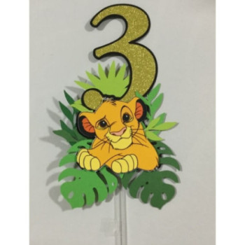 cake topper - rei leao 3