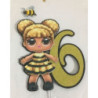 cake topper - Bee queen LOL 6
