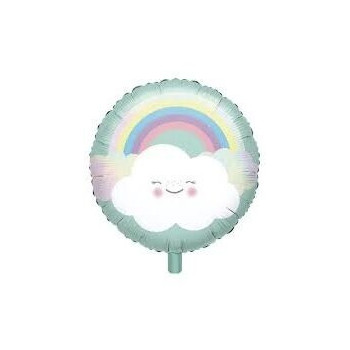 Balão Foil Nuvem Rainbow 17" 43cm