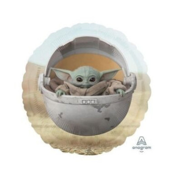 Balão Foil Mandalorian Stars Wars 17" 43cm