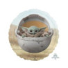 Balão Foil Mandalorian Stars Wars 17" 43cm