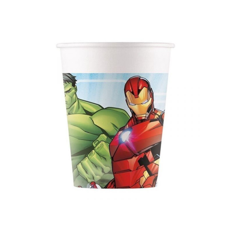 8 Copos Avengers 200ml