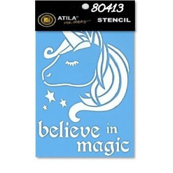 Stencil “Belive in Magic”10x15cm