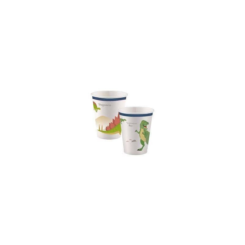 8 Copos Happy Dinosaur 250ml