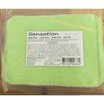 Pasta Sensation Verde Claro 1 Kg
