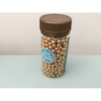 Pérolas Metalizadas Ouro Vintage 75gr