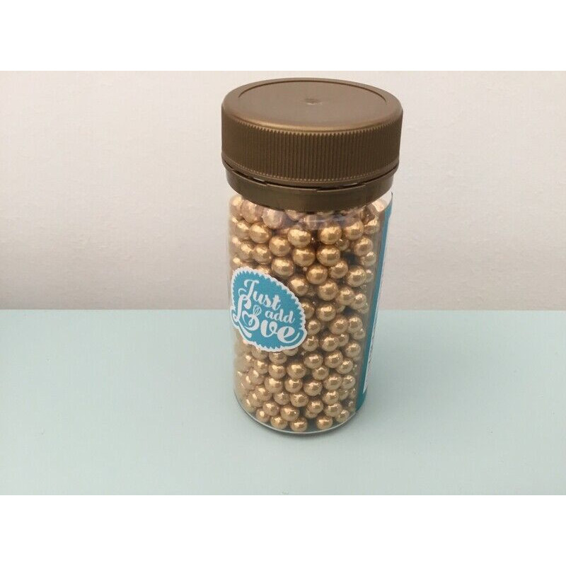 Pérolas Metalizadas Ouro Vintage 75gr