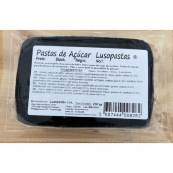 Pasta de Açucar Lusopastas Preta 250g