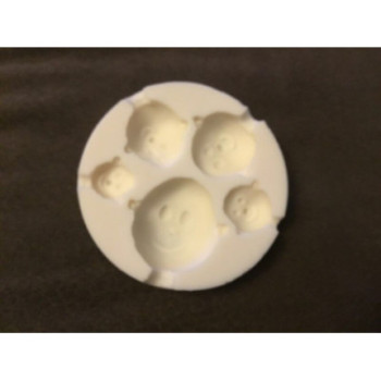 Molde silicone caras