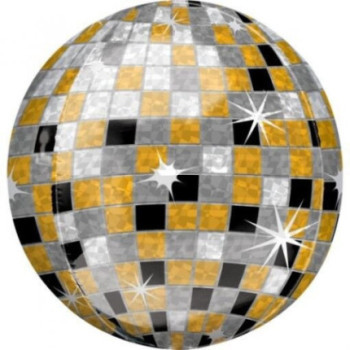 Balão Foil Orbz Bola Discoteca