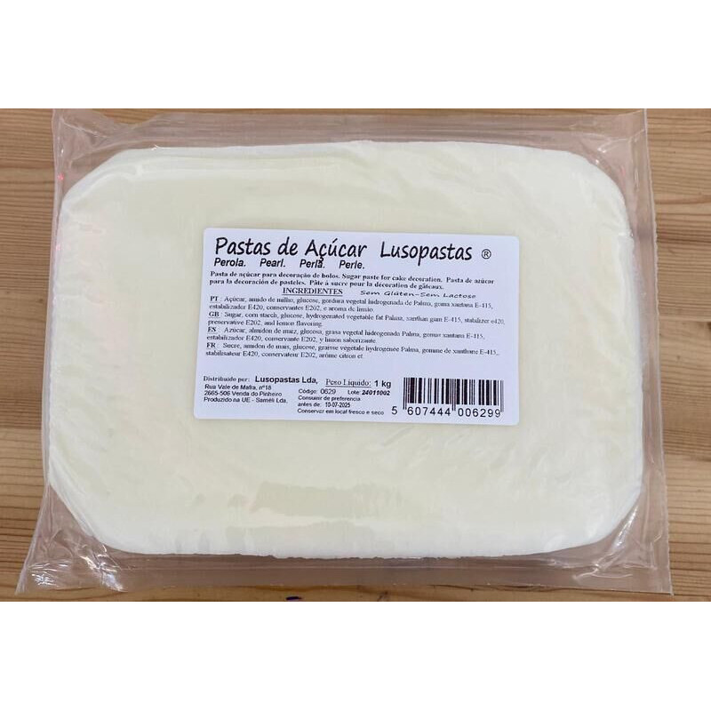 Pasta de Açucar Lusopastas Pérola 1Kg