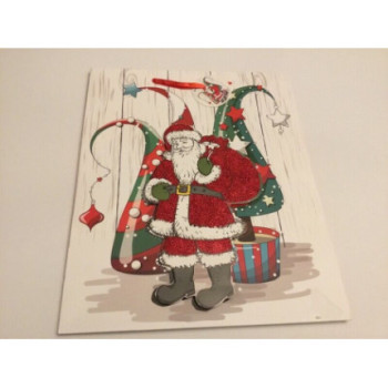 Saco de presente de Natal 26x10x32cm