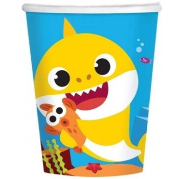 8 Copos 250ml Baby Shark