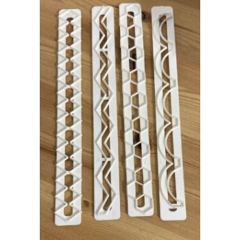 4 cortadores em régua  23.5cm