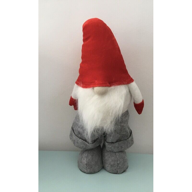 Gnomo vermelho e cinza 80 cm