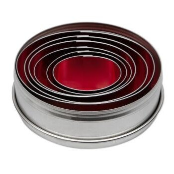 St - caixa com 6 cortantes metal oval