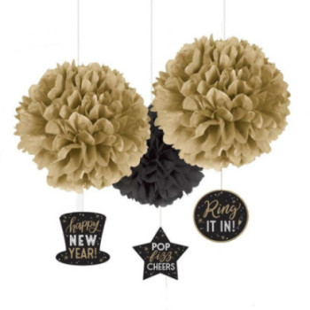 3 Fluffy Happy New Year