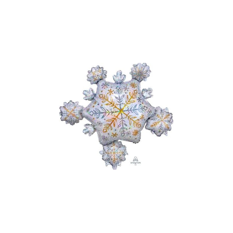 Balão supershape floco de neve