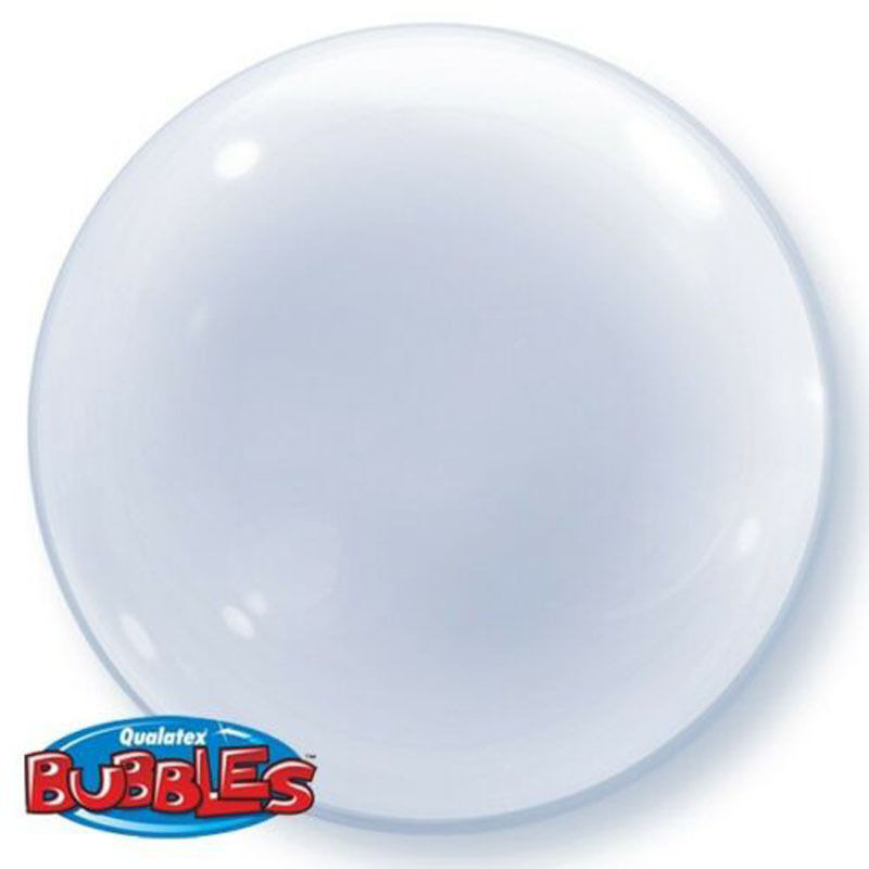 Balão bubble transparente 20" , 51cm