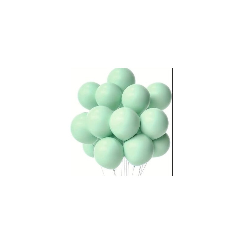 5 Balões sweet verde menta,28cm