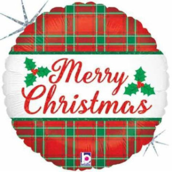 Balão merry christmas 18" / 46cm