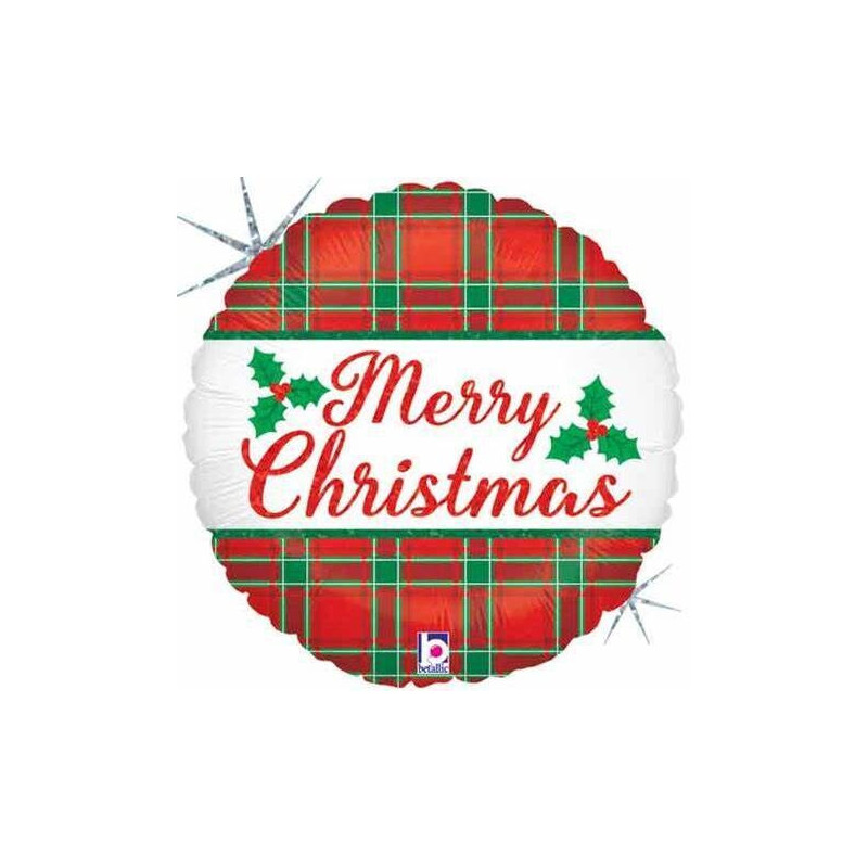 Balão merry christmas 18" / 46cm