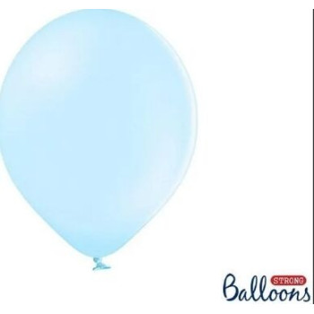 5 Balões Latex,  12" , Azul Claro