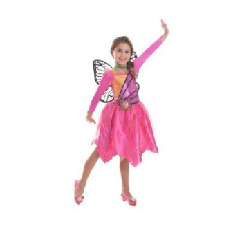 Disfarce Barbie Mariposa , 5/7anos ,116cm.