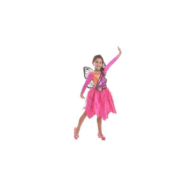 Disfarce Barbie Mariposa , 5/7anos ,116cm.