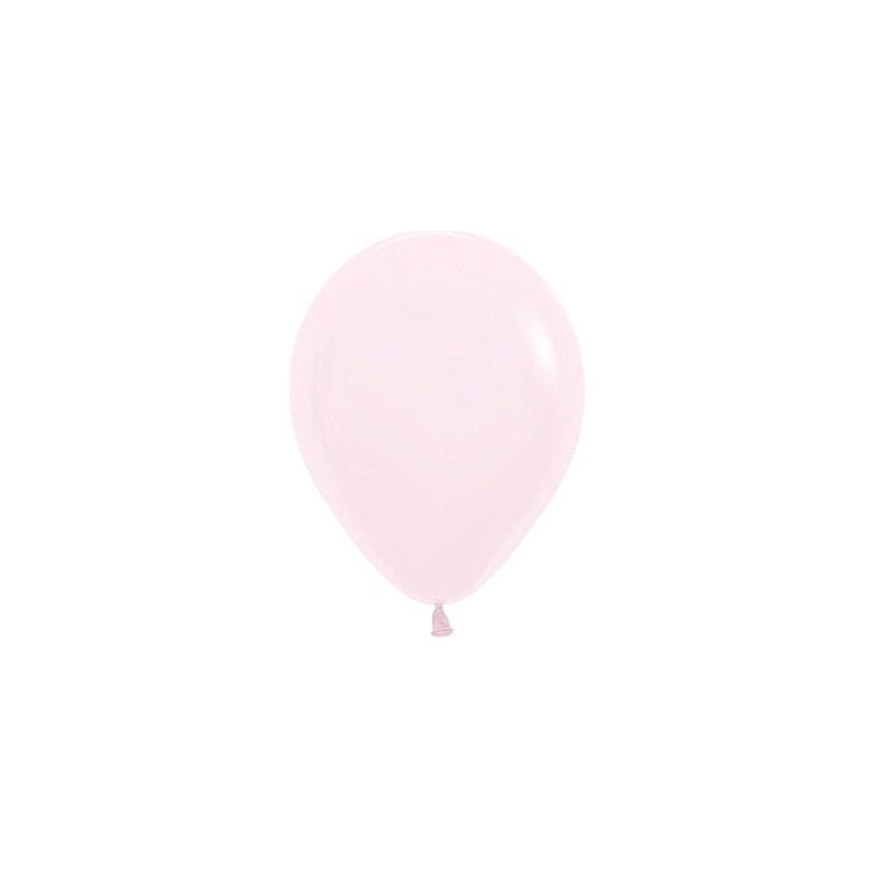 10 balões latex 14cm - 5” baby pink matte