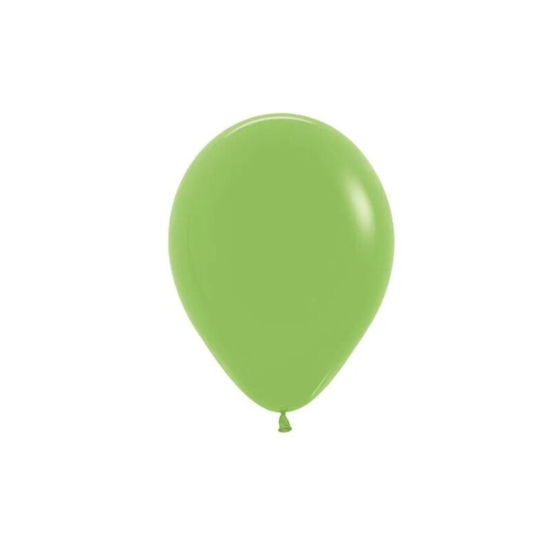 10 balões latex 5” verde lima