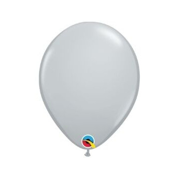 5 balões latex 30 cm 12” grey