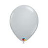 5 balões latex 30 cm 12” grey