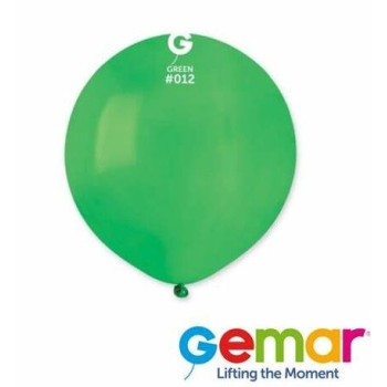 5 Balões Latex Gemar 48cm - 19" Green