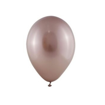 5 Balões Latex Gemar 28cm - 11" Rose Gold