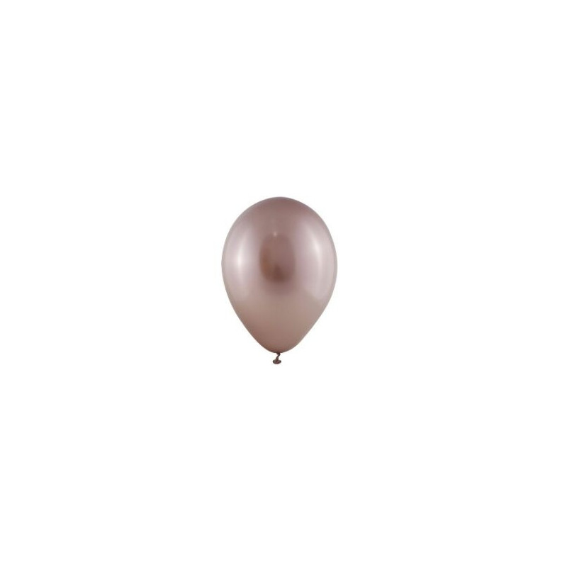 5 Balões Latex Gemar 28cm - 11" Rose Gold