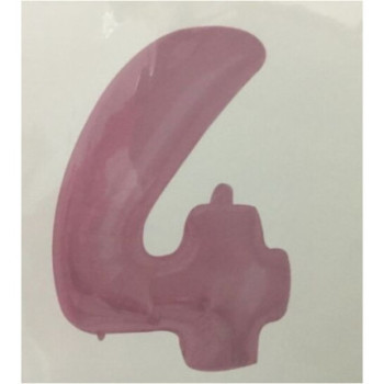 Balão foil 110 (43,3") x 78 (30,7") rosa Nº 4