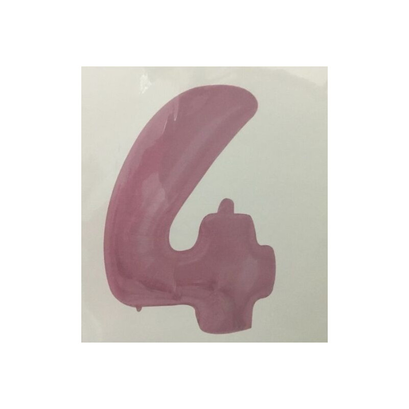 Balão foil 110 (43,3") x 78 (30,7") rosa Nº 4