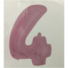 Balão foil 110 (43,3") x 78 (30,7") rosa Nº 4