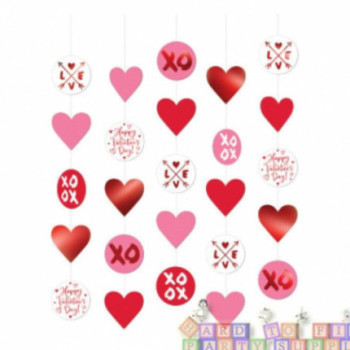 5 decorações de pendurar corações