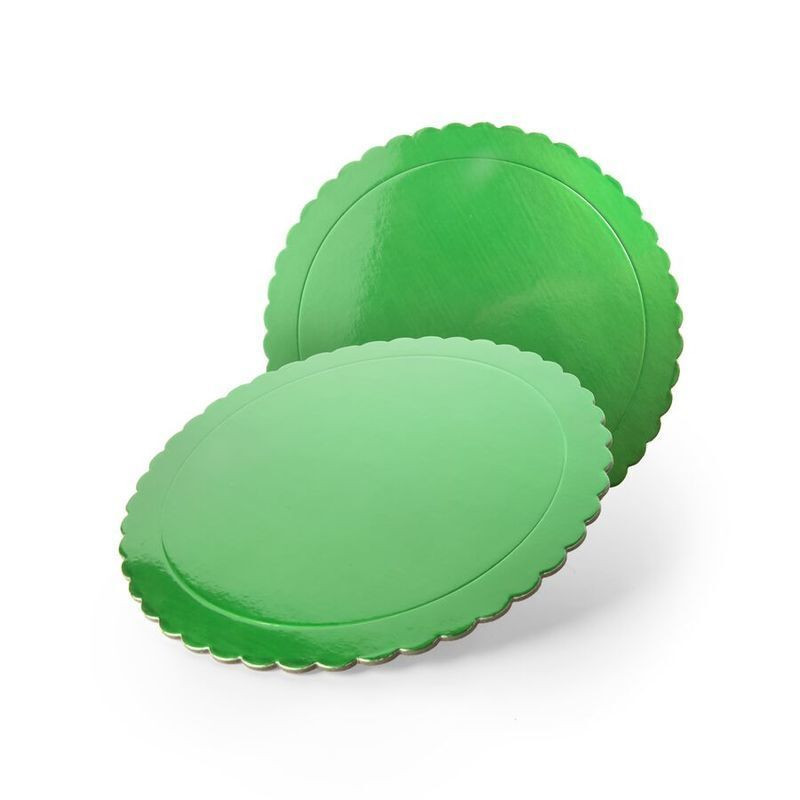 Base redonda verde 25 cm - 3mm