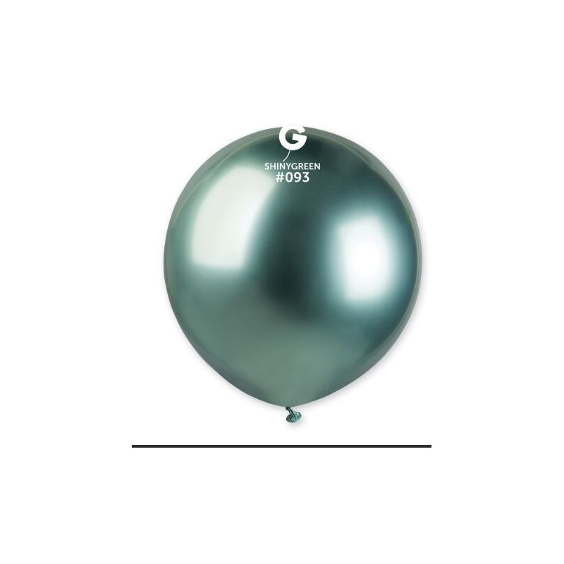 5 Balões latex gemar 48cm - 19" - ShinyGreen