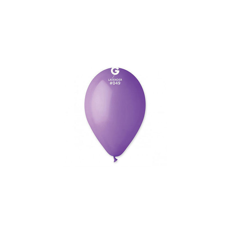 5 Balões Latex 12" 30cm Gemar Lavender
