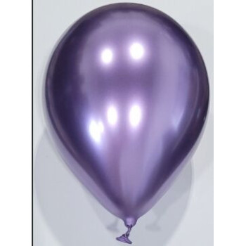 5 Balões Latex 13" 33cm Gemar shinyPurple