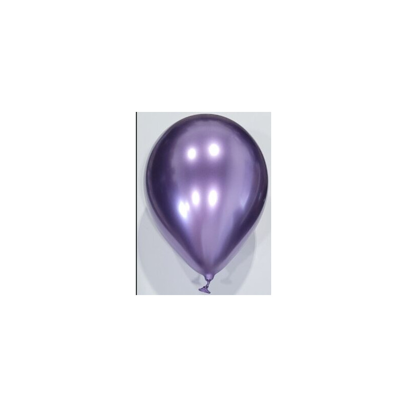 5 Balões Latex 13" 33cm Gemar shinyPurple