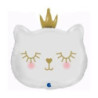 Balão Foil gata branca 26” - 66 cm