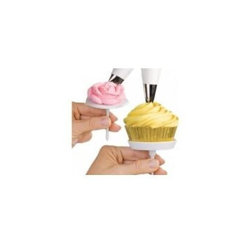 Bailarina para decoração flores e cupcakes